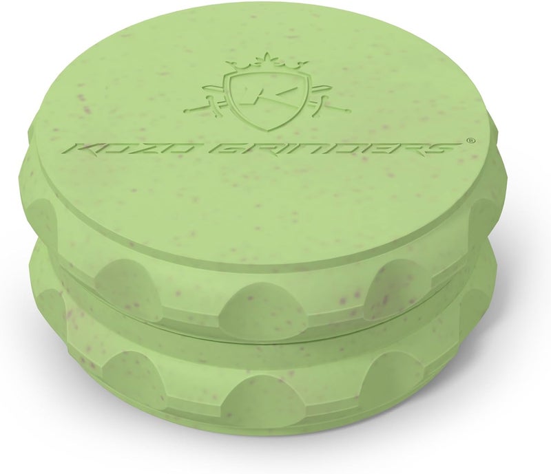 KOZO 2.5" Spice Grinder 2-Piece, Strong Grip By . (Green) - Image 1